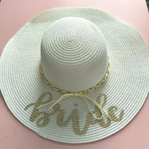 Bride Sun Hat for Honeymoon